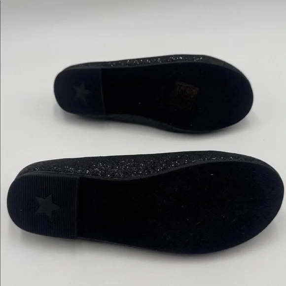 Sparkly Black Ballet Flats - Picture 6 of 8